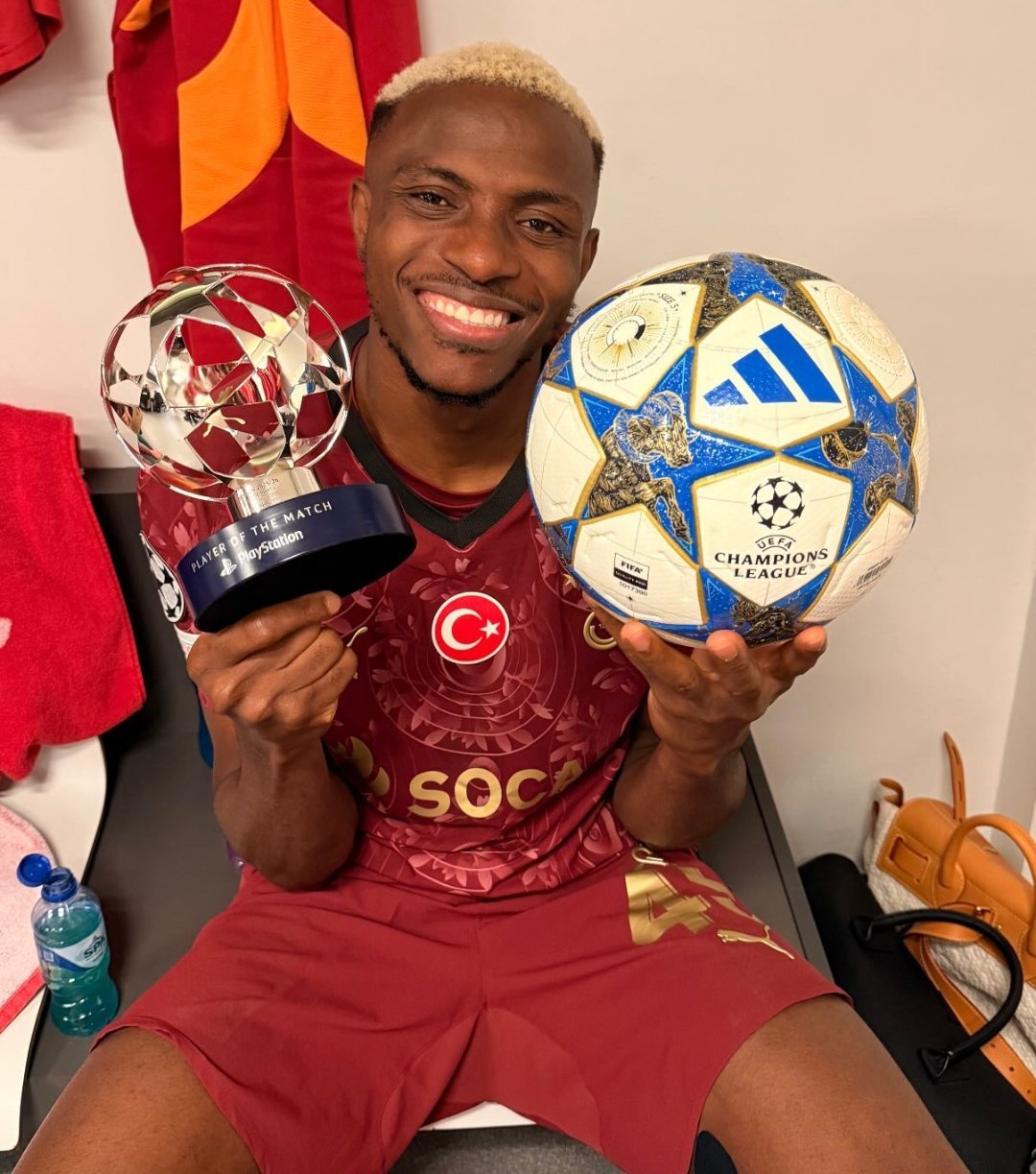 Victor Osimhen shattered multiple records with a stunning hat-trick as Galatasaray claimed their first win on Dutch soil, beating Ajax.
