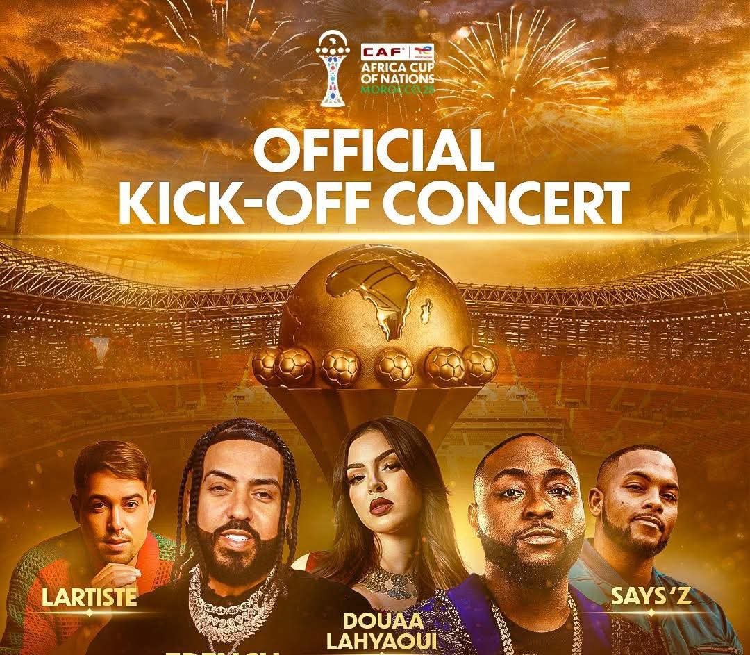 Nigerian Afrobeats superstar, alongside global stars, to perform at the Africa Cup of Nations (AFCON) 2025 kick-off concert.
