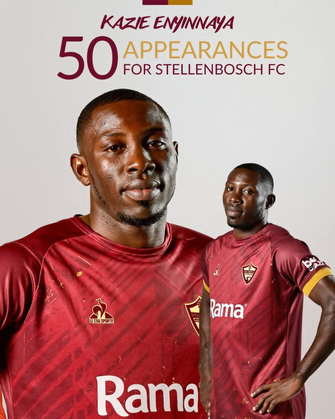 Enyinnaya Kazie Godswill marked a milestone for Stellenbosch as they beat Kaizer Chiefs 2-1 to reach the Nedbank Cup last 16.