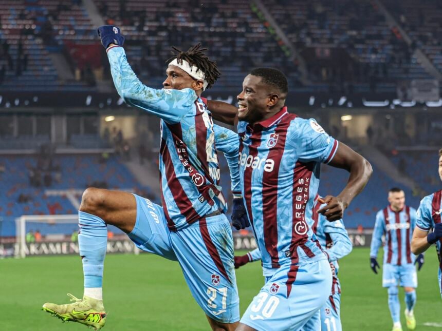 Nwaiwu stole the spotlight with a decisive 2nd half brace as Trabzonspor overcame Karagumruk. Onuachu also joined his compatriot in the party