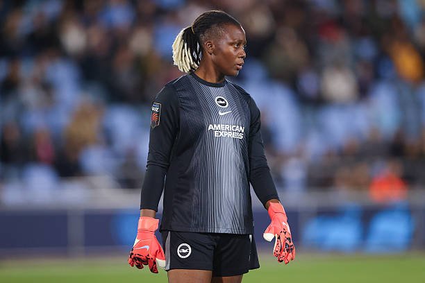 Chiamaka Nnadozie keeps a third consecutive clean sheet as Brighton beat Arsenal 2-0 to reach the Women’s FA Cup semi-finals.