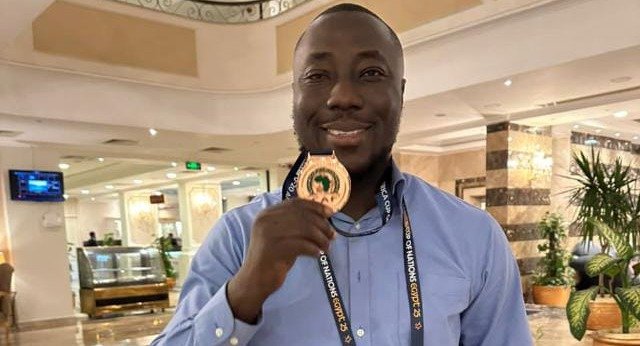 Nigerian photojournalist Kennedy Ugbodaga ranks sixth in Africa at the 2026 AIPS Sport Media Awards for his striking “South Africa Celebrates” image from the U-20 AFCON.