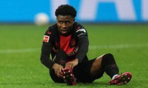 Nathan Tella calls Bayern Munich “the best team in the world” after Bayer Leverkusen’s German Cup semi-final defeat, as focus shifts to Champions League qualification.