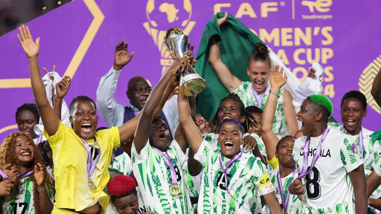 Nigeria’s Super Falcons climb to 36th in the latest FIFA Women’s World Ranking while maintaining their position as Africa’s top-ranked team.