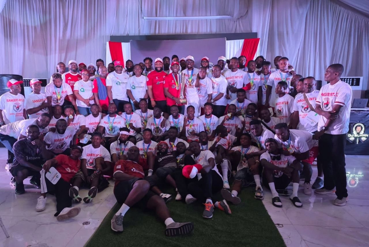 Afrinvest Group Managing Director Ike Chioke has rewarded Rangers with ₦50 million after their NPFL title triumph, reinforcing a growing partnership that has become central to the club’s commercial transformation under GM Barrister Amobi Ezeaku.