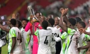 Nigeria defeated Jamaica 3-0 in London to retain the Unity Cup, with Alhassan Yusuf scoring twice and Terem Moffi also on target as the Super Eagles secured a record fourth title.
