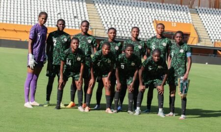 Harmony Chidi and coach Akeem Busari insist the Flamingos will not relax despite Nigeria’s dominant 5-0 win over Guinea in the FIFA U17 Women’s World Cup qualifiers.