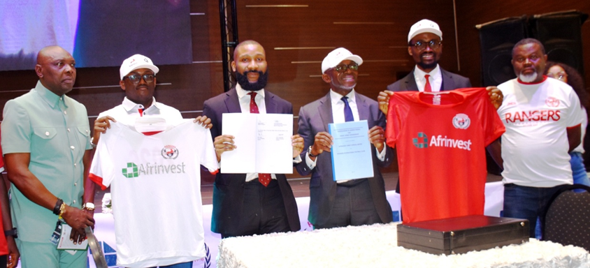 Afrinvest Group Managing Director Ike Chioke has rewarded Rangers with ₦50 million after their NPFL title triumph, reinforcing a growing partnership that has become central to the club’s commercial transformation under GM Barrister Amobi Ezeaku.