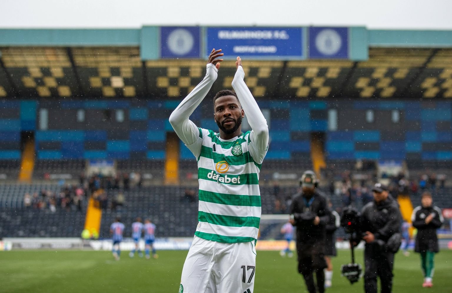 Kelechi Iheanacho says “God of Soccer was on our side” after Celtic’s dramatic comeback win over Hearts secured the Scottish Premiership title on the final day of the season.
