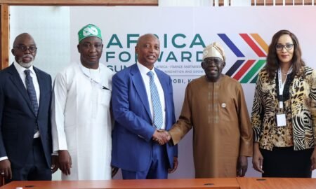 President Bola Tinubu and CAF president Patrice Motsepe have met in Nairobi during the Africa Forward Summit, with discussions centred on football development, private sector collaboration and Africa’s sporting future.