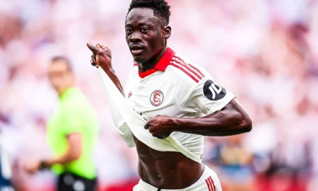 Hull City are reportedly ready to double Akor Adams’ Sevilla wages as the Championship side push to pair the Nigerian striker with Super Eagles defender Semi Ajayi ahead of next season.