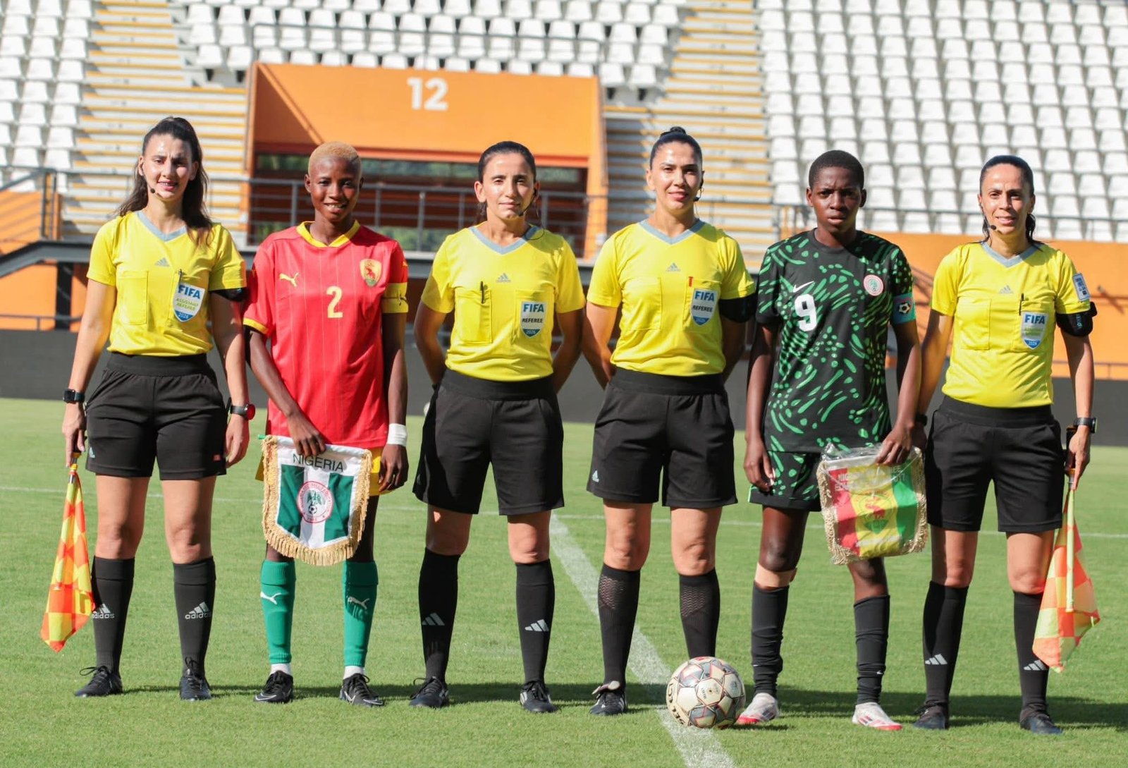 Harmony Chidi and coach Akeem Busari insist the Flamingos will not relax despite Nigeria’s dominant 5-0 win over Guinea in the FIFA U17 Women’s World Cup qualifiers.