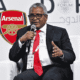 Arsenal have ended their 22-year wait for Premier League glory, sparking celebrations among Nigerian stars including Nwankwo Kanu, Tony Elumelu, Atiku Abubakar, Tiwa Savage and Asisat Oshoala.