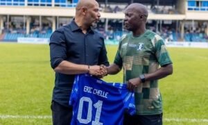 Super Eagles coach Eric Chelle began his NPFL scouting tour in Ibadan, watching Shooting Stars defeat Nasarawa United 3-2 as auditions begin for Unity Cup selections.