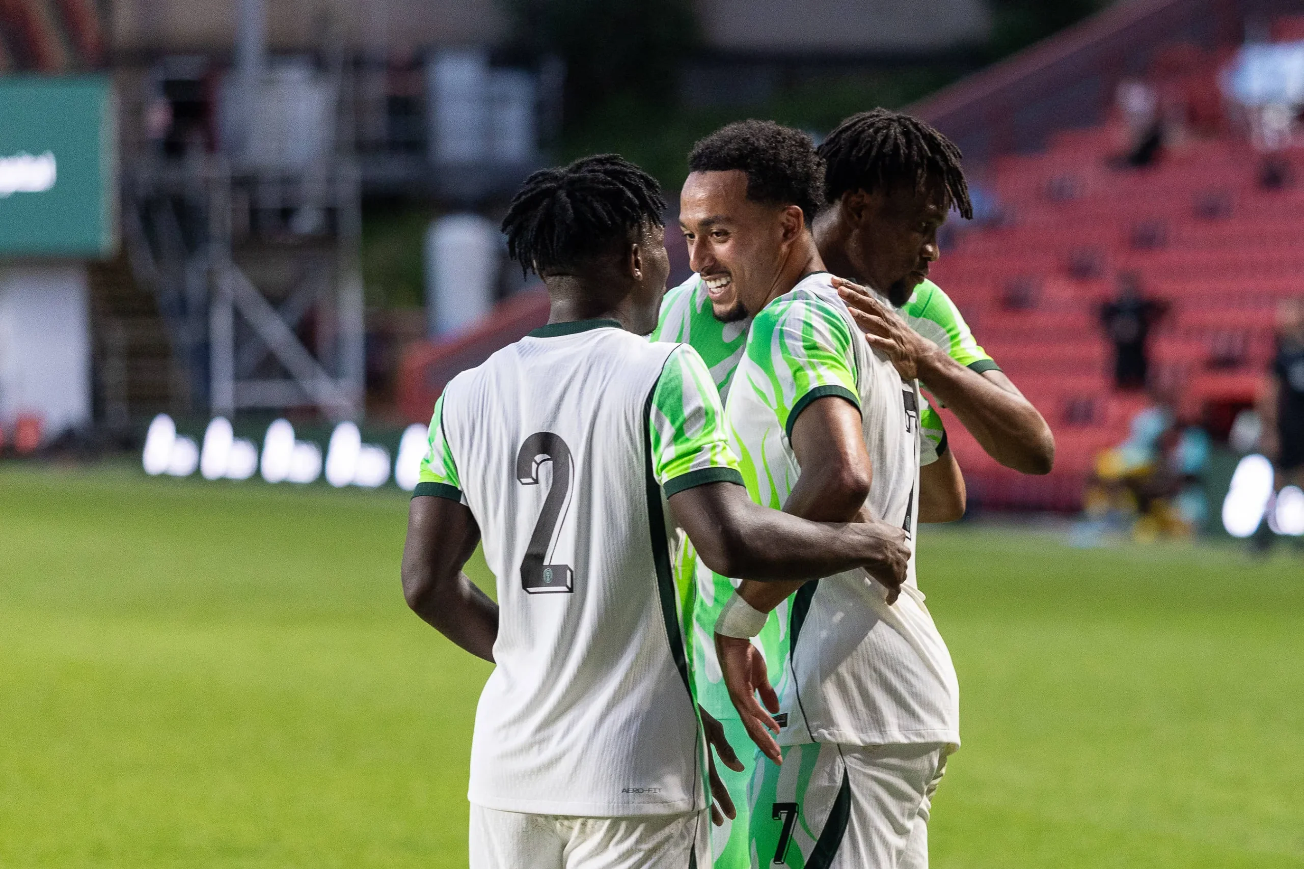 Super Eagles debutant Femi Azeez reacts after scoring a historic brace against Zimbabwe in the Unity Cup and explains Eric Chelle’s tactical freedom.