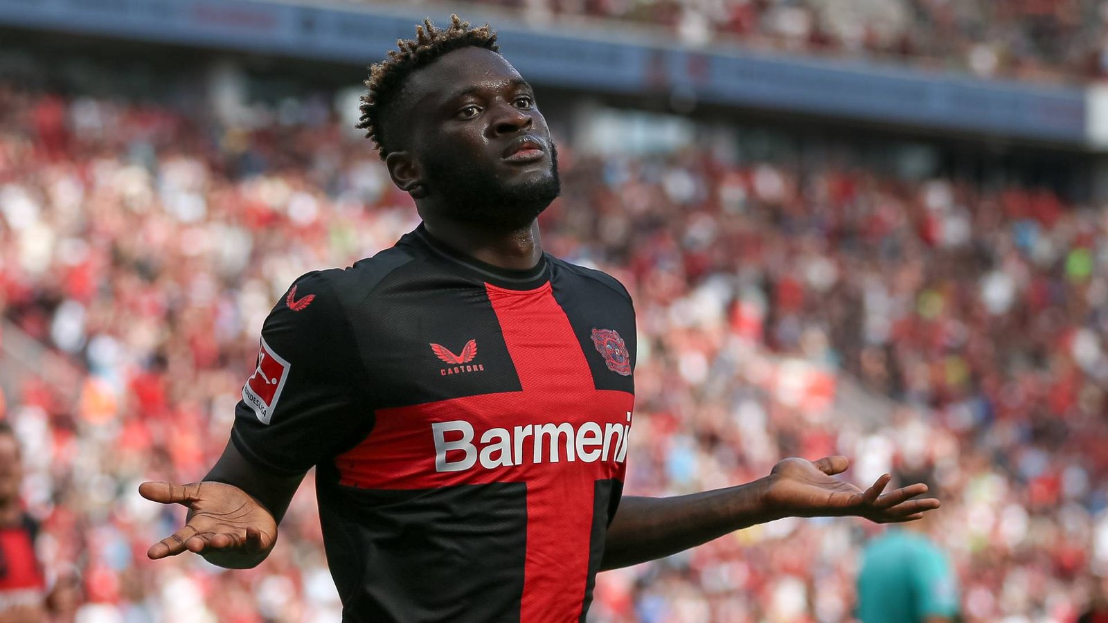 Victor Boniface celebrated Arsenal’s first Premier League title in 22 years by announcing a ₦1.5 million giveaway for fans after Manchester City failed to beat Bournemouth.
