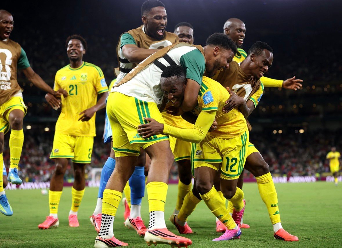 South Africa secured a historic place in the FIFA World Cup knockout rounds for the first time after Thapelo Maseko's second-half strike earned Bafana Bafana a 1-0 victory over South Korea.