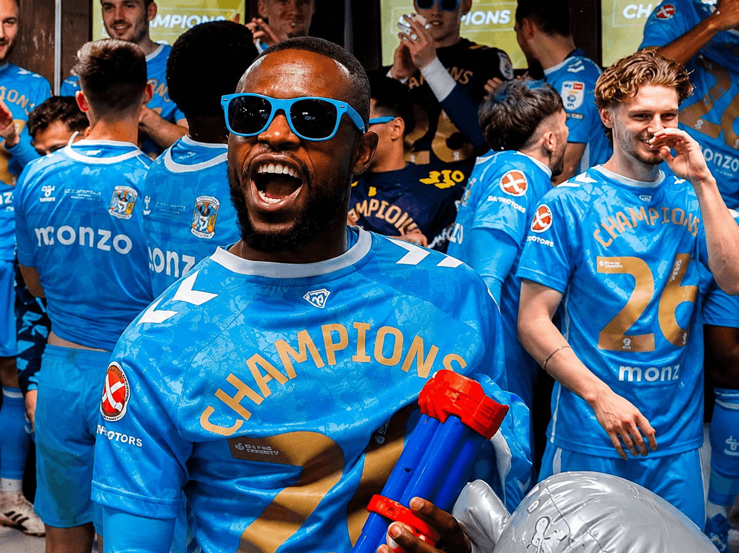 Frank Onyeka has completed a permanent move to Coventry after helping the club win the Championship title, with the Nigerian midfielder now setting his sights on Premier League survival.