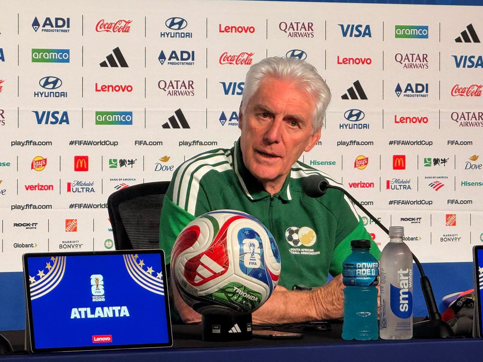 Hugo Broos has brushed aside criticism directed at him and his South Africa team, insisting he remains focused on his work after Bafana Bafana's encouraging draw against Czechia.