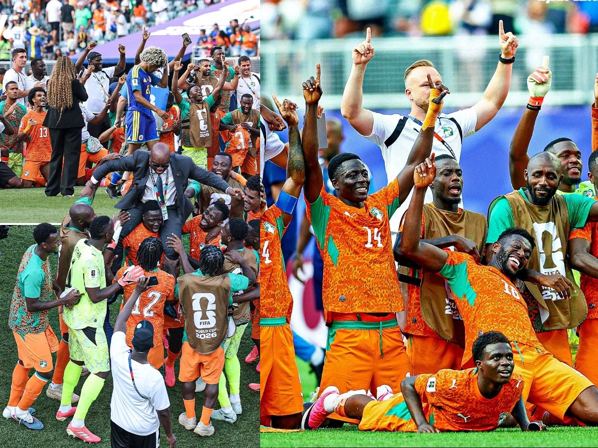 Nicolas Pepe scored twice as Ivory Coast defeated Curacao 2-0 in Philadelphia to reach the FIFA World Cup knockout stage for the first time in their history.