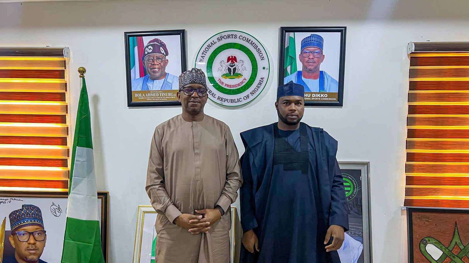 Newly appointed Kano Pillars chairman Ahmad Musbahu Garo has met National Sports Commission chairman Shehu Dikko in Abuja, seeking support as he begins efforts to reposition the club. 1
