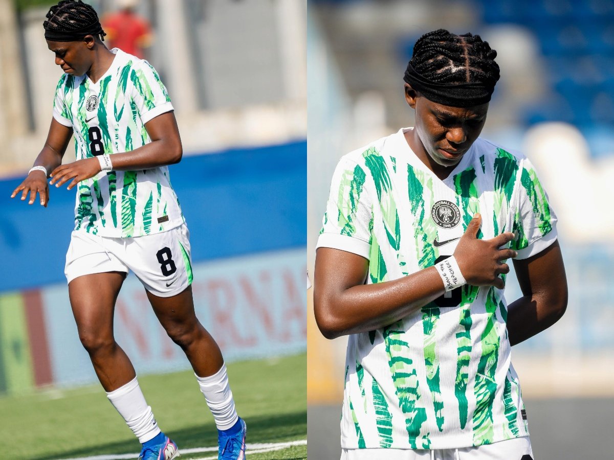 Asisat Oshoala scored and delivered a powerful message on insecurity as the Super Falcons defeated Senegal 2-1 in Ikenne, using her platform to highlight the plight of abducted schoolchildren and teachers in Oyo State.