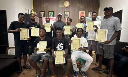 Enugu State Governor Peter Mbah has fulfilled his pledge to Rangers players and officials, presenting Certificates of Allocation for plots of land after the club's historic ninth NPFL title triumph.