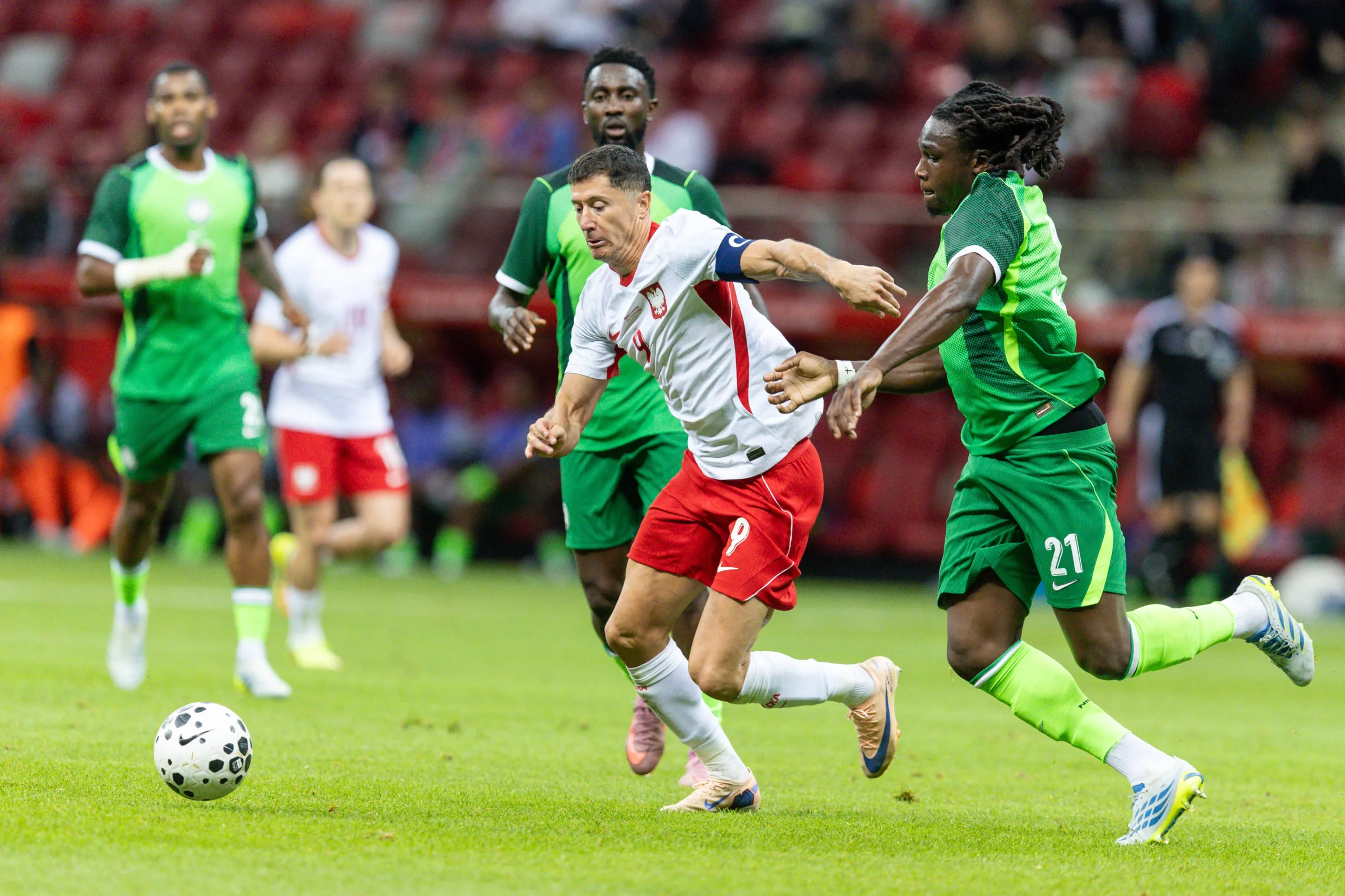 Super Eagles captain Wilfred Ndidi and defender Calvin Bassey have reacted to Nigeria’s 2-2 draw with Poland, praising first-half control but admitting frustration after late goals denied victory in Warsaw.