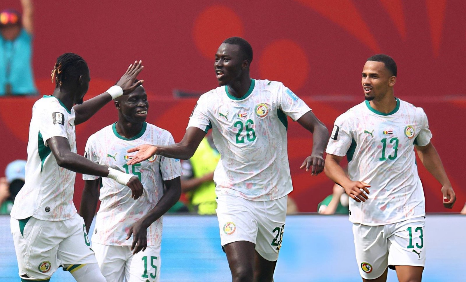 Senegal produced the biggest FIFA World Cup win by an African nation, thrashing 10-man Iraq 5-0 to keep their knockout hopes alive after goals from Habib Diarra, Ismaila Sarr, Pape Gueye and Iliman Ndiaye.