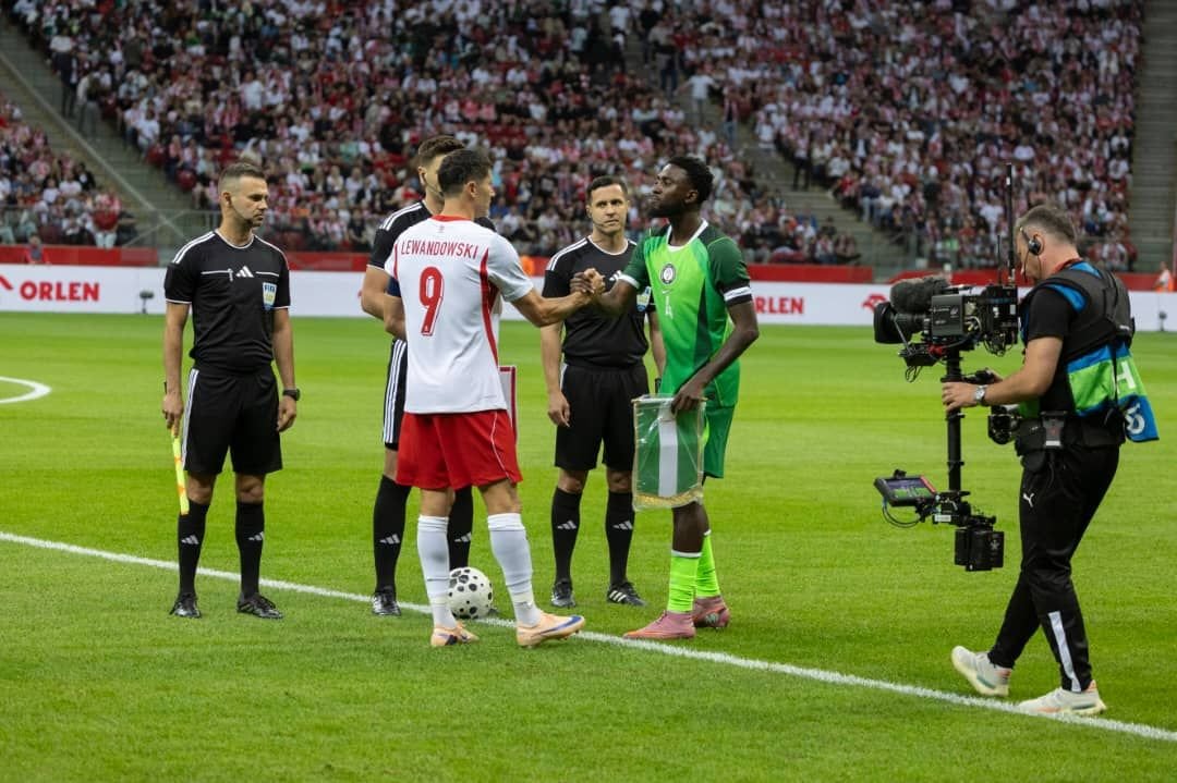 Super Eagles captain Wilfred Ndidi and defender Calvin Bassey have reacted to Nigeria’s 2-2 draw with Poland, praising first-half control but admitting frustration after late goals denied victory in Warsaw.