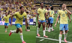 Gabriel Martinelli struck deep into stoppage time as Brazil came from behind to beat Japan 2-1 in Houston and book their place in the FIFA World Cup Round of 16.