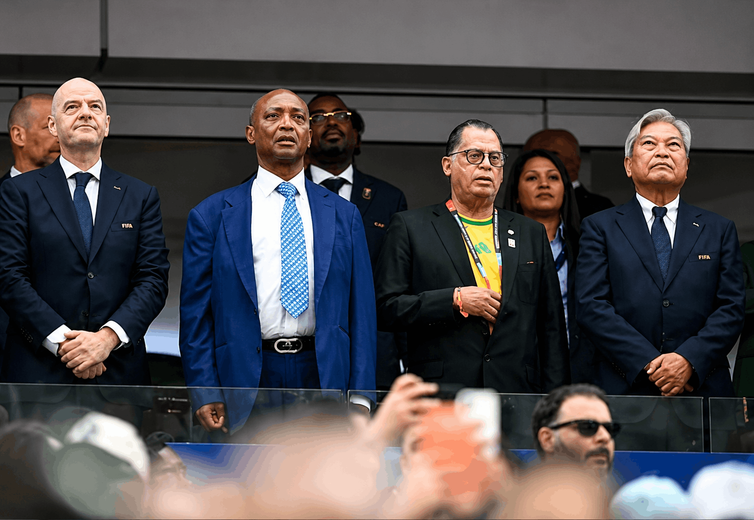 Patrice Motsepe's World Cup celebrations quickly turned into disappointment as he watched his native South Africa suffer a heartbreaking stoppage-time defeat to Canada in the Round of 32.