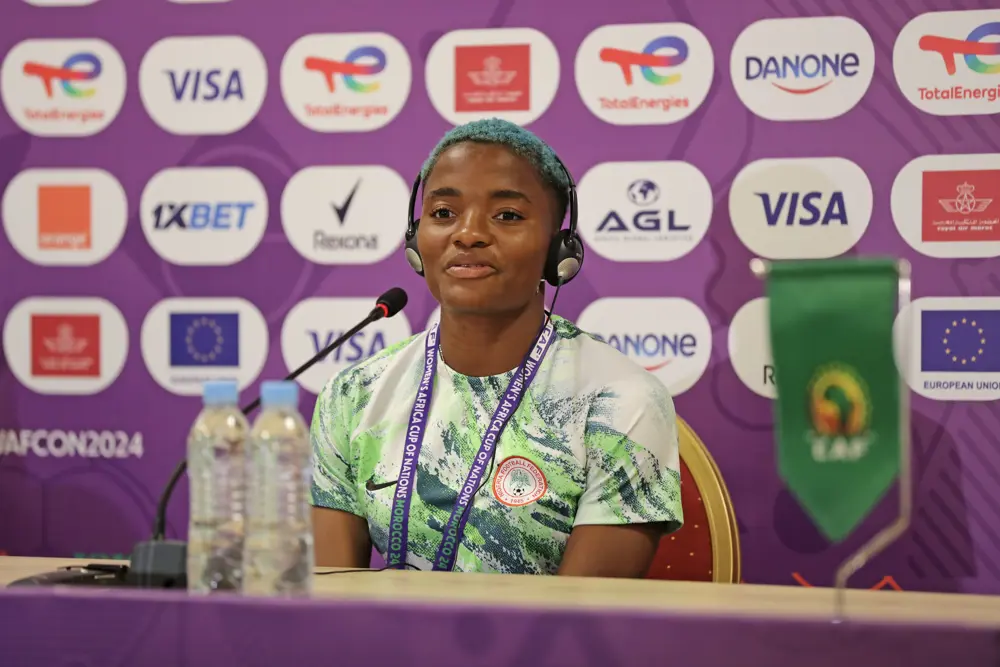 Super Falcons captain Rasheedat Ajibade says creating a safe environment for female footballers must come before infrastructure as Nigeria prepares to begin its WAFCON 2026 title defence.