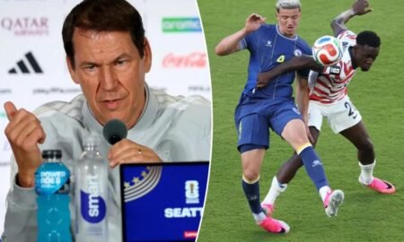 Belgium coach Rudi Garcia has slammed FIFA's decision to overturn Folarin Balogun's suspension, comparing it to an "April Fools' joke" ahead of the Round of 16 clash with the United States.
