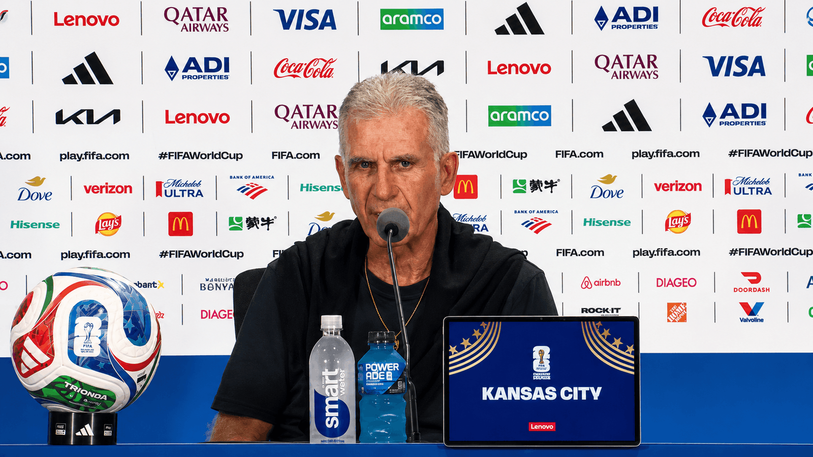 Ghana coach Carlos Queiroz says African football's biggest challenge is inadequate infrastructure and player development, insisting the continent's problem is not a shortage of talent.