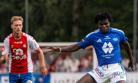 Daniel Daga marked his return to football with an emotional first goal for Molde after being acquitted on appeal, as teammates rallied around the Nigerian midfielder during a touching celebration.