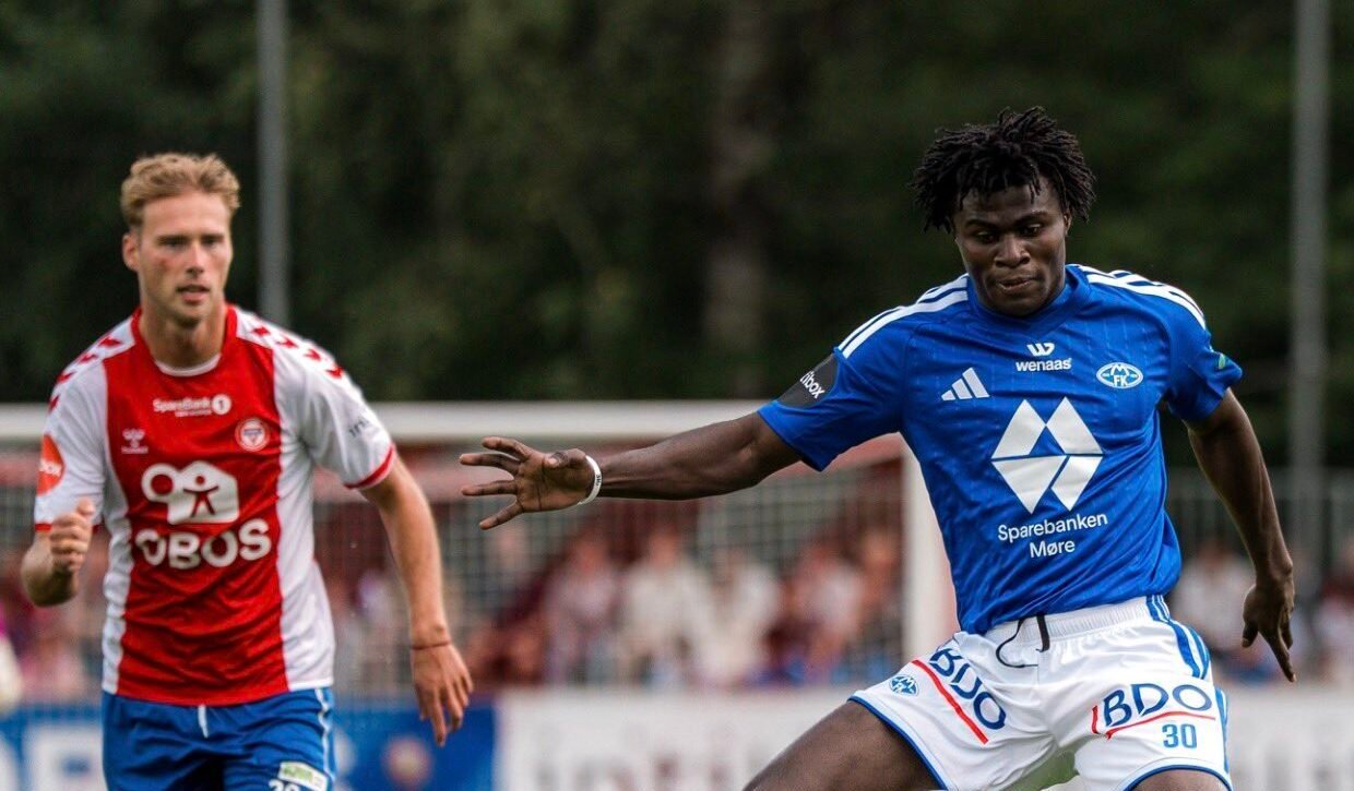 Daniel Daga marked his return to football with an emotional first goal for Molde after being acquitted on appeal, as teammates rallied around the Nigerian midfielder during a touching celebration.