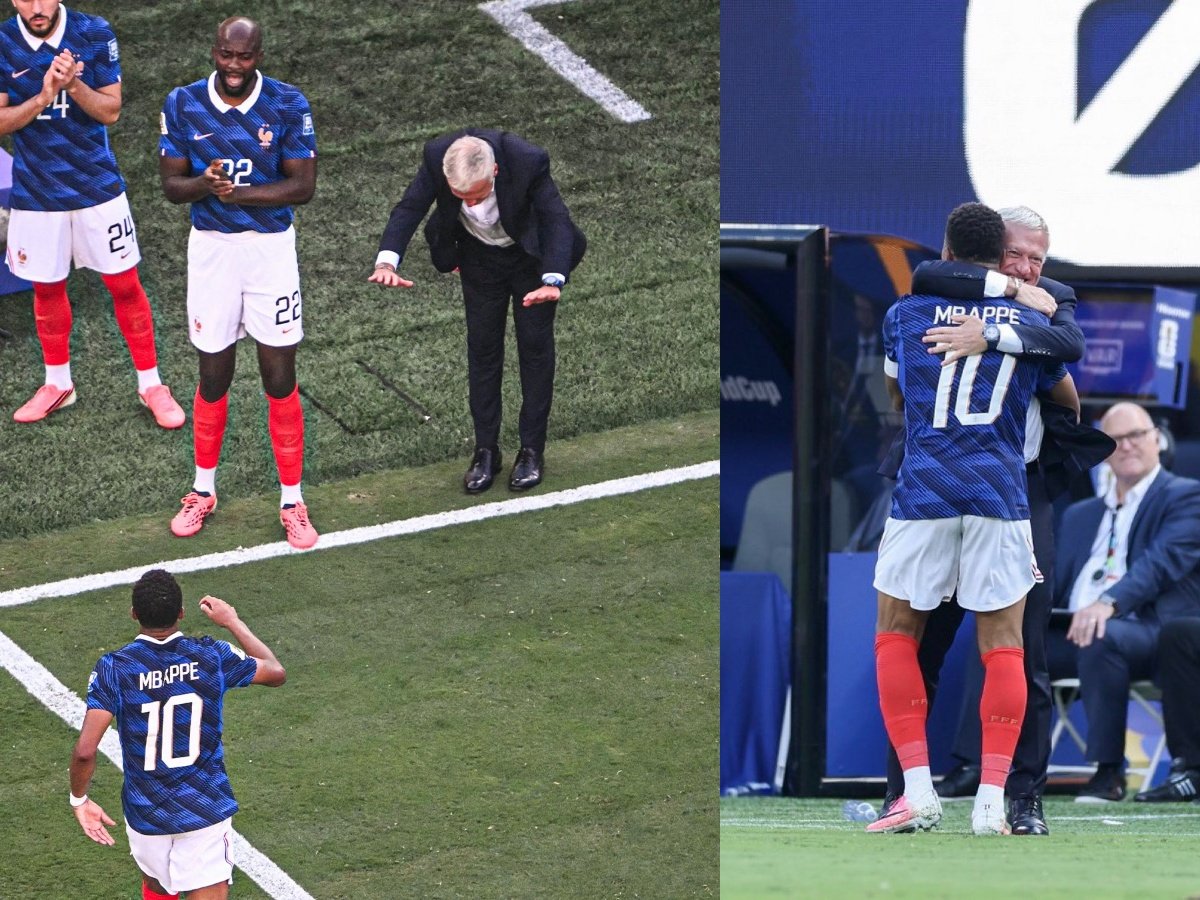 A viral quote claiming Didier Deschamps explained why he bowed to Kylian Mbappé after France's World Cup win over Sweden is circulating online. Here's what is true, what is false, and what the France coach actually said.