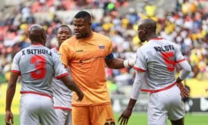 Super Eagles goalkeeper Stanley Nwabali has appeared to respond to criticism over his surprise return to Chippa United, sharing a viral Ghe Ghe meme carrying a defiant message on his Instagram story.