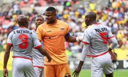 Super Eagles goalkeeper Stanley Nwabali has appeared to respond to criticism over his surprise return to Chippa United, sharing a viral Ghe Ghe meme carrying a defiant message on his Instagram story.