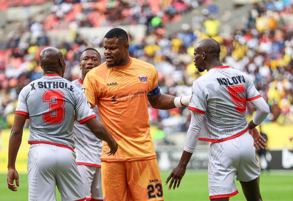 Super Eagles goalkeeper Stanley Nwabali has appeared to respond to criticism over his surprise return to Chippa United, sharing a viral Ghe Ghe meme carrying a defiant message on his Instagram story.
