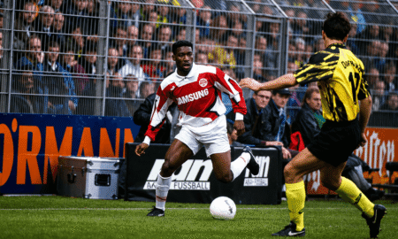 Jay-Jay Okocha has paid an emotional tribute to Eintracht Frankfurt after the Bundesliga club chose the Nigerian legend to unveil its 2026/27 away kit, reflecting on the club's role in shaping his career.