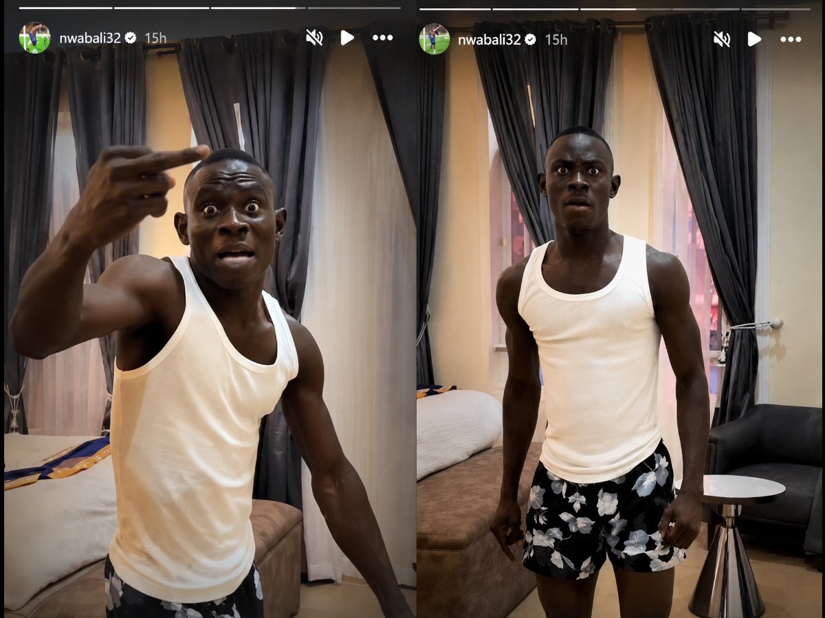 Super Eagles goalkeeper Stanley Nwabali has appeared to respond to criticism over his surprise return to Chippa United, sharing a viral Ghe Ghe meme carrying a defiant message on his Instagram story.
