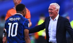 A viral quote claiming Didier Deschamps explained why he bowed to Kylian Mbappé after France's World Cup win over Sweden is circulating online. Here's what is true, what is false, and what the France coach actually said.
