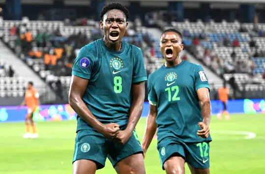 Asisat Oshoala's early goal and a resilient defensive display helped 10-player Nigeria defeat Zambia 1-0 to revive their WAFCON 2026 title defence after Tosin Demehin's first-half red card.