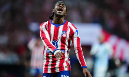 Diego Simeone has admitted Ademola Lookman is being used out of position at Atletico Madrid, raising questions over whether the Nigerian can produce his best football as a centre-forward.
