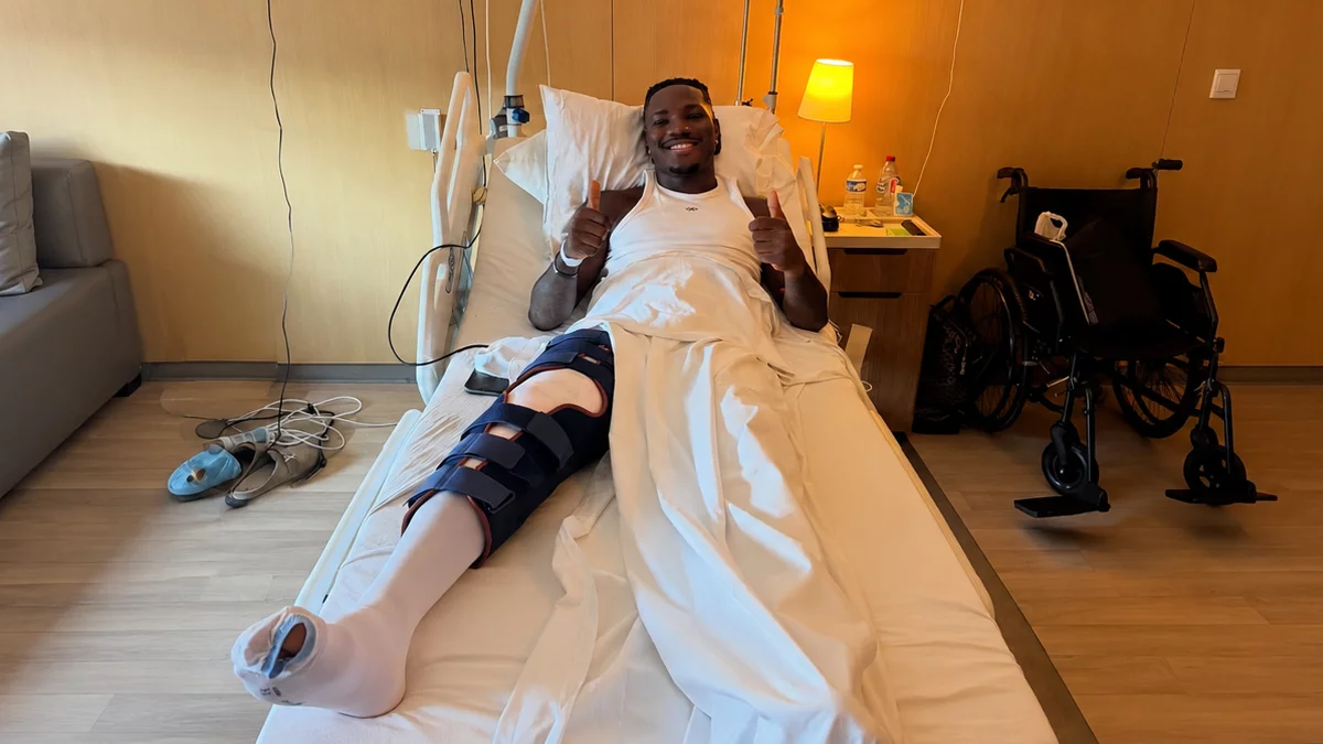 Christantus Uche’s comeback journey begins after successful knee surgery