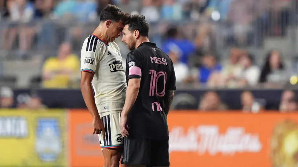 Lionel Messi has been fined by MLS after slapping Philadelphia Union midfielder Quinn Sullivan during Inter Miami’s 2-2 draw in a bad-tempered encounter.