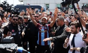 Mohamed Salah has completed a sensational free transfer to Trabzonspor, where ecstatic supporters welcomed the Liverpool legend with a banner reading "Mohammed Salah, a gift from Allah" as Turkish football celebrated one of its biggest-ever signings.