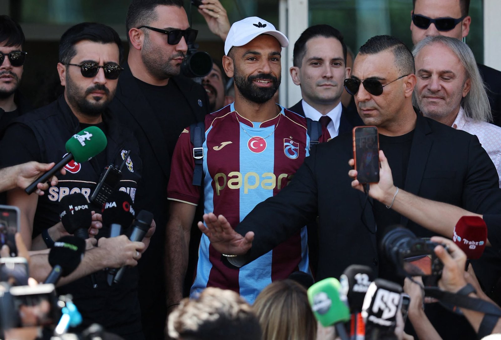 Mohamed Salah has completed a sensational free transfer to Trabzonspor, where ecstatic supporters welcomed the Liverpool legend with a banner reading "Mohammed Salah, a gift from Allah" as Turkish football celebrated one of its biggest-ever signings.